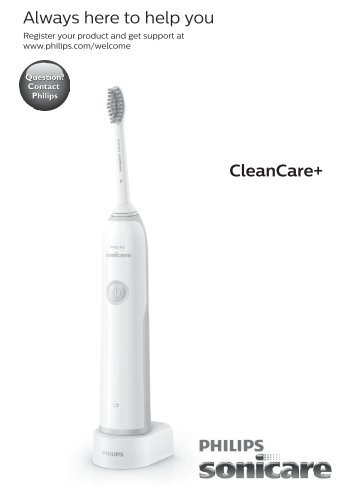 Philips Sonicare CleanCare+ Brosse Ã  dents Ã©lectrique - Mode dâemploi - FRA