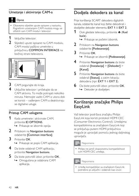 Philips TV LCD - Mode d&rsquo;emploi - HRV