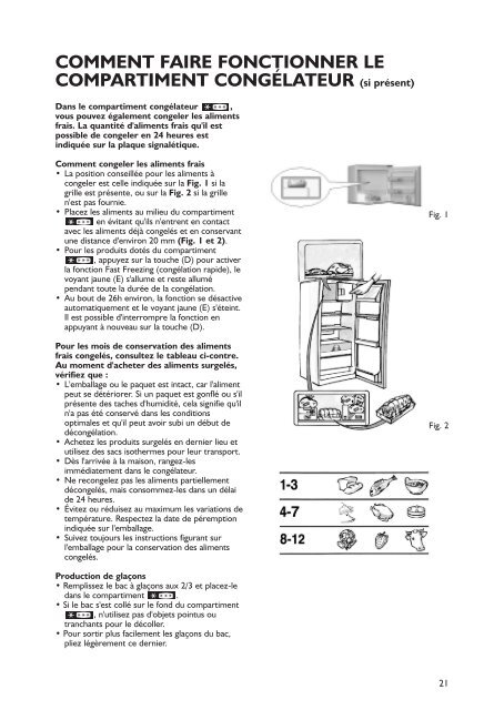 KitchenAid 916.2.02 - Refrigerator - 916.2.02 - Refrigerator FR (855163316010) Istruzioni per l'Uso