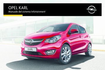 Opel KARL Infotainment Manual MY 16.5 - KARL Infotainment Manual MY 16.5 manuale