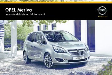 Opel Meriva MY 14.0 - Meriva MY 14.0 manuale