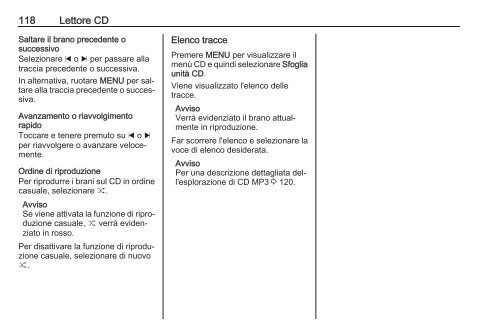 Opel Insignia Infotainment Manual MY 16.5 - Insignia Infotainment Manual MY 16.5 manuale