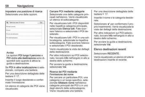 Opel Insignia Infotainment Manual MY 16.5 - Insignia Infotainment Manual MY 16.5 manuale