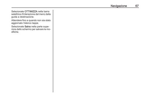 Opel Insignia Infotainment Manual MY 16.5 - Insignia Infotainment Manual MY 16.5 manuale