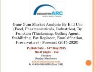 Guar Gum Market