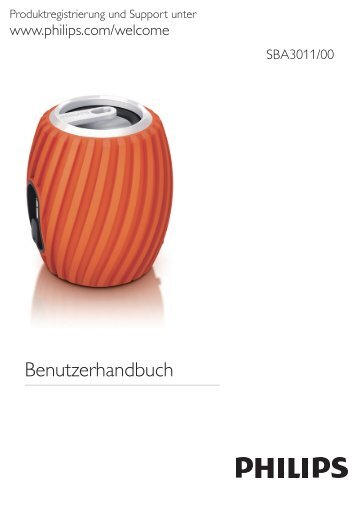 Philips Enceinte portable - Mode dâemploi - DEU