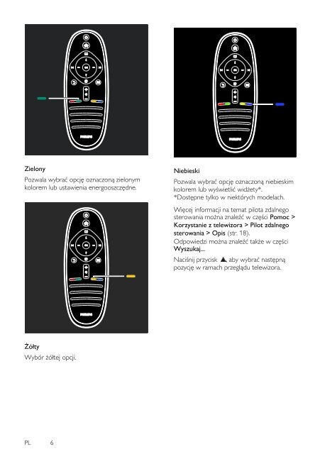 Philips T&eacute;l&eacute;viseur LED - Mode d&rsquo;emploi - POL