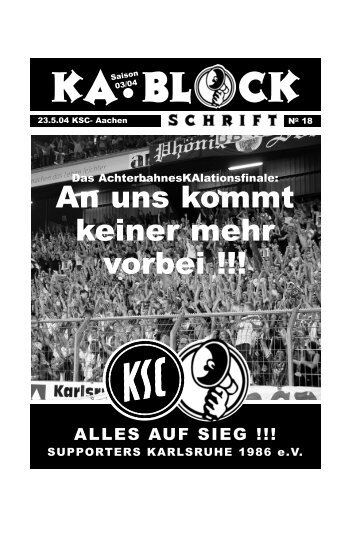 BL KA ck - Supporters Karlsruhe 1986 eV