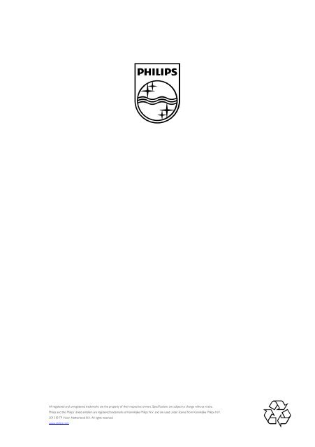 Philips 3100 series T&eacute;l&eacute;viseur LED ultra-plat - Mode d&rsquo;emploi - EST