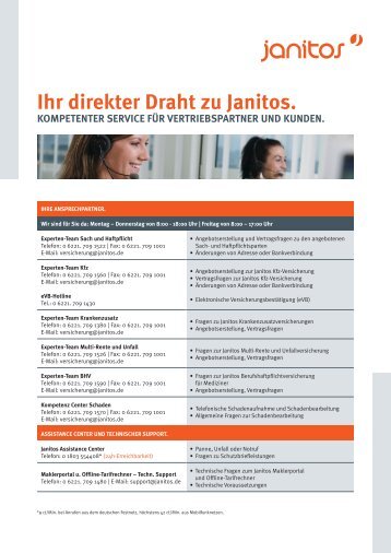 Download - Janitos Versicherung AG