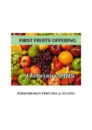 Persembahan Buah Sulong 2015