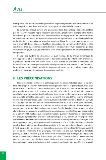 Les circuits de distribution des produits alimentaires