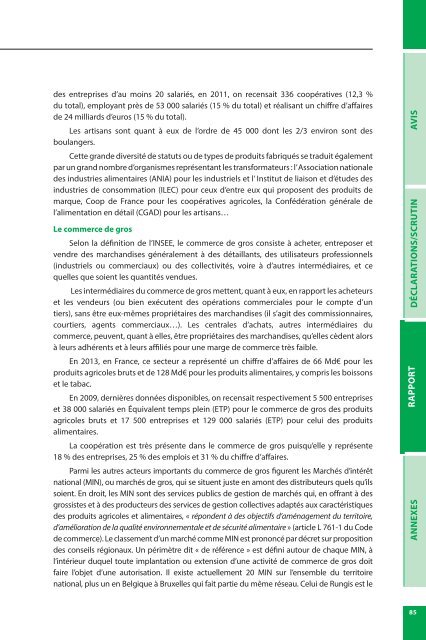 Les circuits de distribution des produits alimentaires