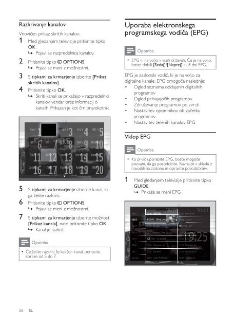 Philips TV LCD - Mode d&rsquo;emploi - SLV