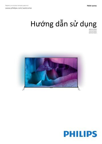 Philips 7600 series TÃ©lÃ©viseur UHD 4K ultra-plat avec Androidâ¢ - Mode dâemploi - VIE