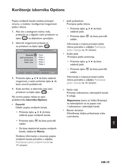 Philips T&eacute;l&eacute;viseur - Mode d&rsquo;emploi - HRV