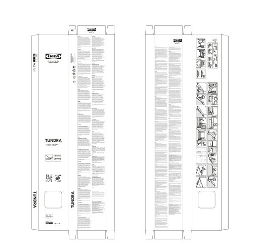 Ikea TUNDRA pavimento in laminato - 20284903 - Istruzioni di montaggio