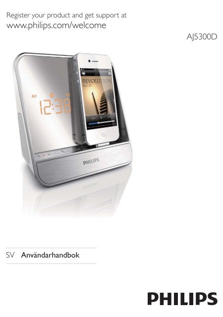 Philips Radio-r&eacute;veil pour iPod/iPhone - Mode d&rsquo;emploi - SWE