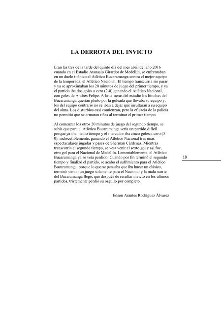 Antología de Crónicas Proyecto Pedagógico Práctica - Universidad Industrial de Santander