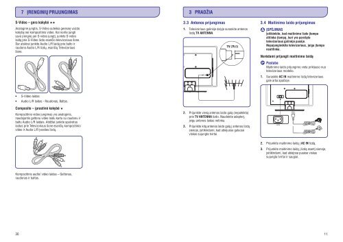 Philips TV LCD - Mode d&rsquo;emploi - LIT