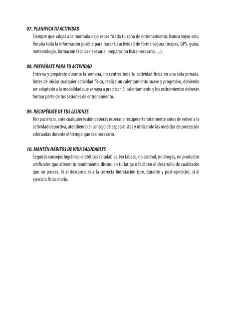 Prevención de lesiones deportivas en deportes de montaña