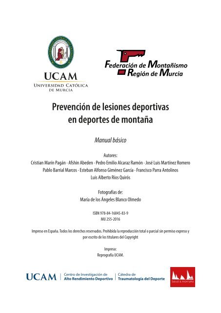 Prevención de lesiones deportivas en deportes de montaña