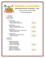 PROFORMA MATARINA 70SOLES COLEGIOS