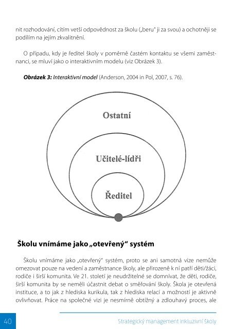 Strategický management inkluzivní školy