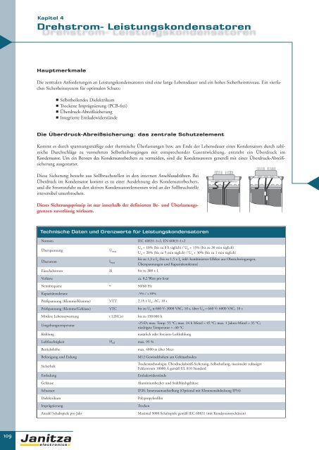 Energie-Management Power Management - Janitza Electronics GmbH