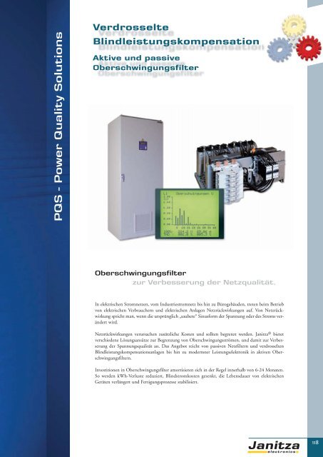 Energie-Management Power Management - Janitza Electronics GmbH