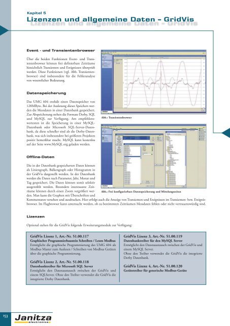 Energie-Management Power Management - Janitza Electronics GmbH