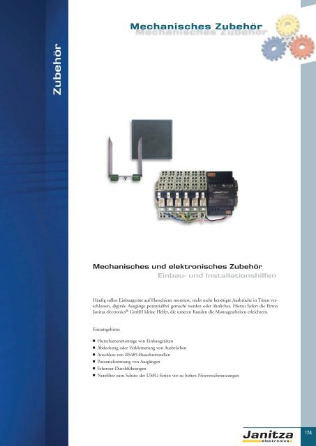 Energie-Management Power Management - Janitza Electronics GmbH