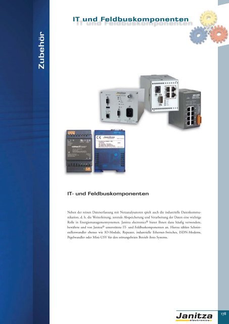 Energie-Management Power Management - Janitza Electronics GmbH