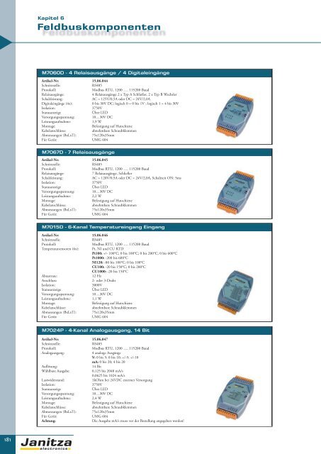 Energie-Management Power Management - Janitza Electronics GmbH