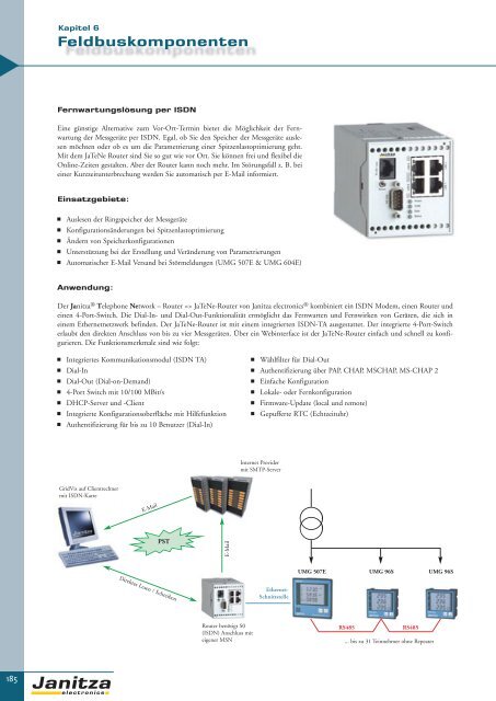 Energie-Management Power Management - Janitza Electronics GmbH