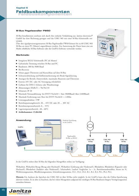 Energie-Management Power Management - Janitza Electronics GmbH