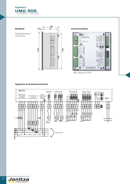 Energie-Management Power Management - Janitza Electronics GmbH