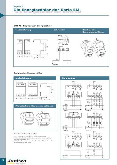 Energie-Management Power Management - Janitza Electronics GmbH