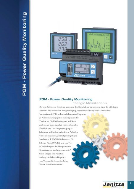 Energie-Management Power Management - Janitza Electronics GmbH