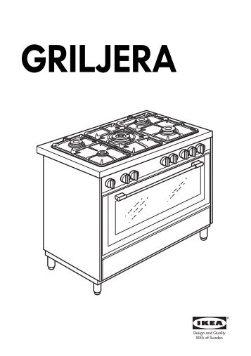 Ikea GRILJERA cucina - 80316802 - Istruzioni di montaggio