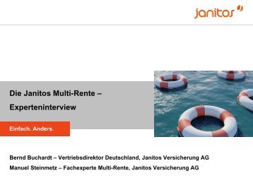 Folie 1 - Janitos Versicherung AG