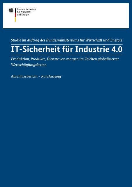 IT-Sicherheit für Industrie 4.0