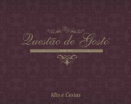 Questão de Gosto | Cestas e Kits 