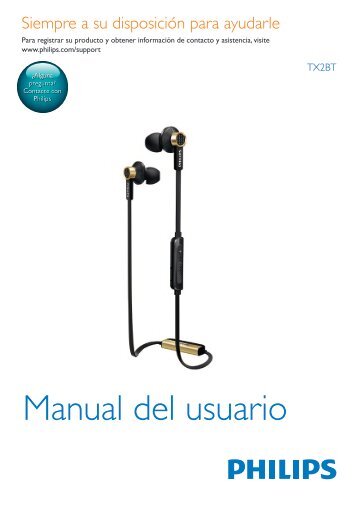 Philips Casque BluetoothÂ® sans fil - Mode dâemploi - ESP