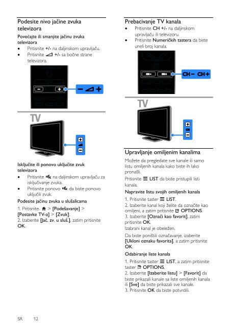 Philips 3000 series TV LCD - Mode d&rsquo;emploi - SRP