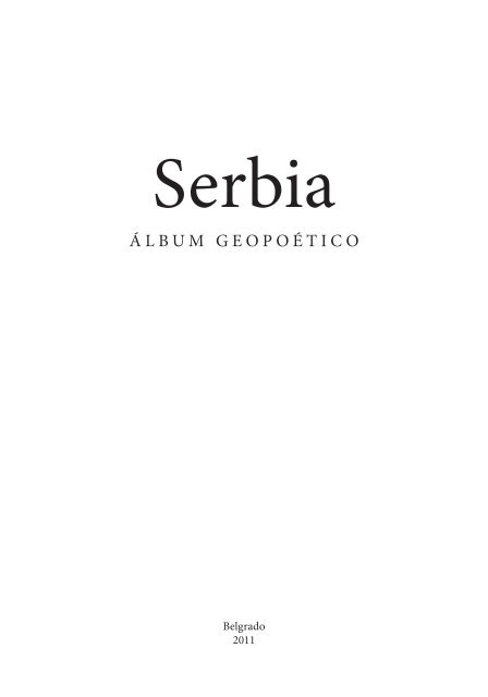 Srbija - geopoeticki album - spanski - niska rezolucija