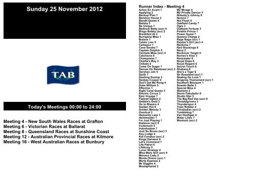 Victorian Races At Ballarat Meeting 8 Tab Victorian Races At Ballarat Meeting 8 Tab