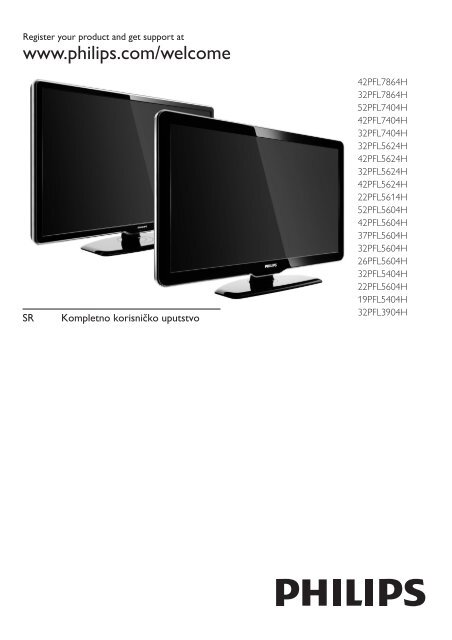 Philips TV LCD - Mode d&rsquo;emploi - SRP