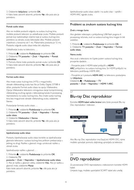 Philips 4000 series T&eacute;l&eacute;viseur LED Full HD - Mode d&rsquo;emploi - HRV