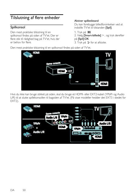 Philips T&eacute;l&eacute;viseur LED - Mode d&rsquo;emploi - DAN